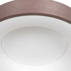 Steinhauer Runde LED Deckenlampe in Bronze Weiß Ø30 cm stilvoll< Deckenleuchten|Led Lampen