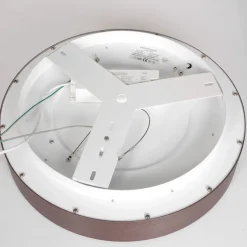 Steinhauer Runde LED Deckenlampe in Bronze Weiß Ø30 cm stilvoll< Deckenleuchten|Led Lampen