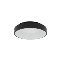 Deckenleuchten|Led Lampen*Nowodvorski Runde LED Deckenlampe Schwarz Ø38 cm wohnlich blendarm