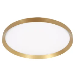 Steinhauer Runde LED Deckenleuchte in Gold Weiß 2700 K Ø50 cm< Deckenleuchten|Led Lampen