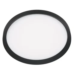 Deckenleuchten|Led Lampen*Steinhauer Runde LED Deckenleuchte Schwarz Weiß 2700 K Ø50 cm