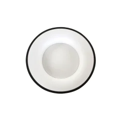 Deckenleuchten|Led Lampen*Steinhauer Runde LED Deckenleuchte Schwarz Weiß Ø38 cm 30 W 2700 K