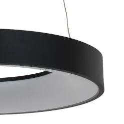 Steinhauer Runde LED Pendelleuchte Schwarz Ø48 cm 2700 K gemütlich< Hängelampen|Led Lampen