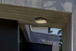 Eco-Light Runde LED Wandleuchte Anthrazit IP54 3000/4000 K Ø26 cm< Metall Lampen|Led Außenleuchten