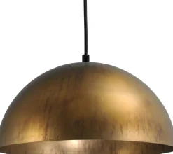 Hängelampen|Esszimmer Lampen*Masterlight Runde Pendelleuchte E27 LARINO Messing Antik