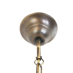 Steinhauer Runde Pendelleuchte Glas Metall Ø45 cm E27 gemütlich< Hängelampen|Bürolampen