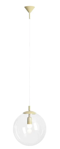 ALDEX Runde Pendelleuchte in Pistazie Glas Kugel E27 Ø30 cm< Hängelampen|Bürolampen