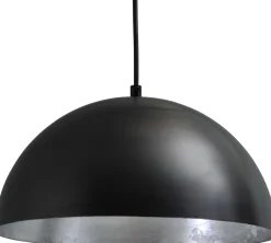 Hängelampen|Esszimmer Lampen*Masterlight Runde Pendelleuchte in Rustikal Silber