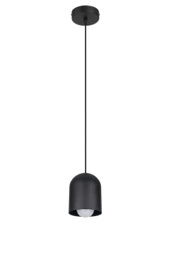 Belis Runde Pendelleuchte Metall Schwarz E27 Ø11 cm Loft< Hängelampen|Bürolampen