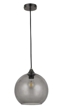 Hängelampen|Esszimmer Lampen*Rabalux Runde Pendelleuchte Metall Glas blendarm E27 Retro