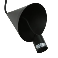 Wohnzimmerlampen|Metall Lampen*Nowodvorski Runde Pendelleuchte Schwarz Ø11 cm GU10 Metall Modern