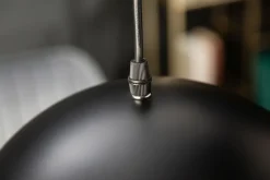 Invicta Interior Runde Pendelleuchte Schwarz Gold Metall Ø30 cm Retro< Bürolampen|Feuchtraumleuchten