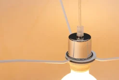 Schlafzimmer Lampen|Stofflampen*Invicta Interior Runde Pendelleuchte Stoff E27 Ø55 cm Modern in Natur