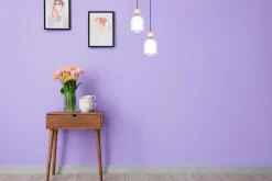 Hängelampen|Bürolampen*Belis Runde Pendelleuchte Weiß Metall Holz 2-flmg E27 Ø21 cm