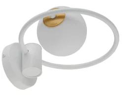 Sigma Runde Wandlampe Metall Glasschirm blendarm G9 Modern< Wandleuchten|Flurlampen