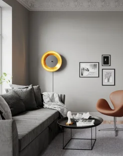 By Rydéns Runde Wandleuchte mit Kabel und Stecker Ø 50 Ø 50 cm< Wandleuchten|Flurlampen