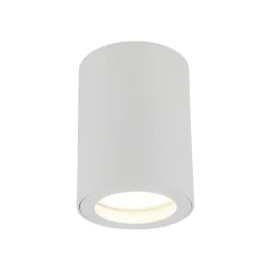 TK Lighting Runder Aufbaustrahler Weiß Metall IP44 Ø6,5 cm Aufputz< Metall Lampen|Feuchtraumleuchten