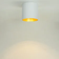 Nowodvorski Runder Deckenspot Metall in Weiß Gold GU10 POINT< Moderne Lampen|Küchenlampen