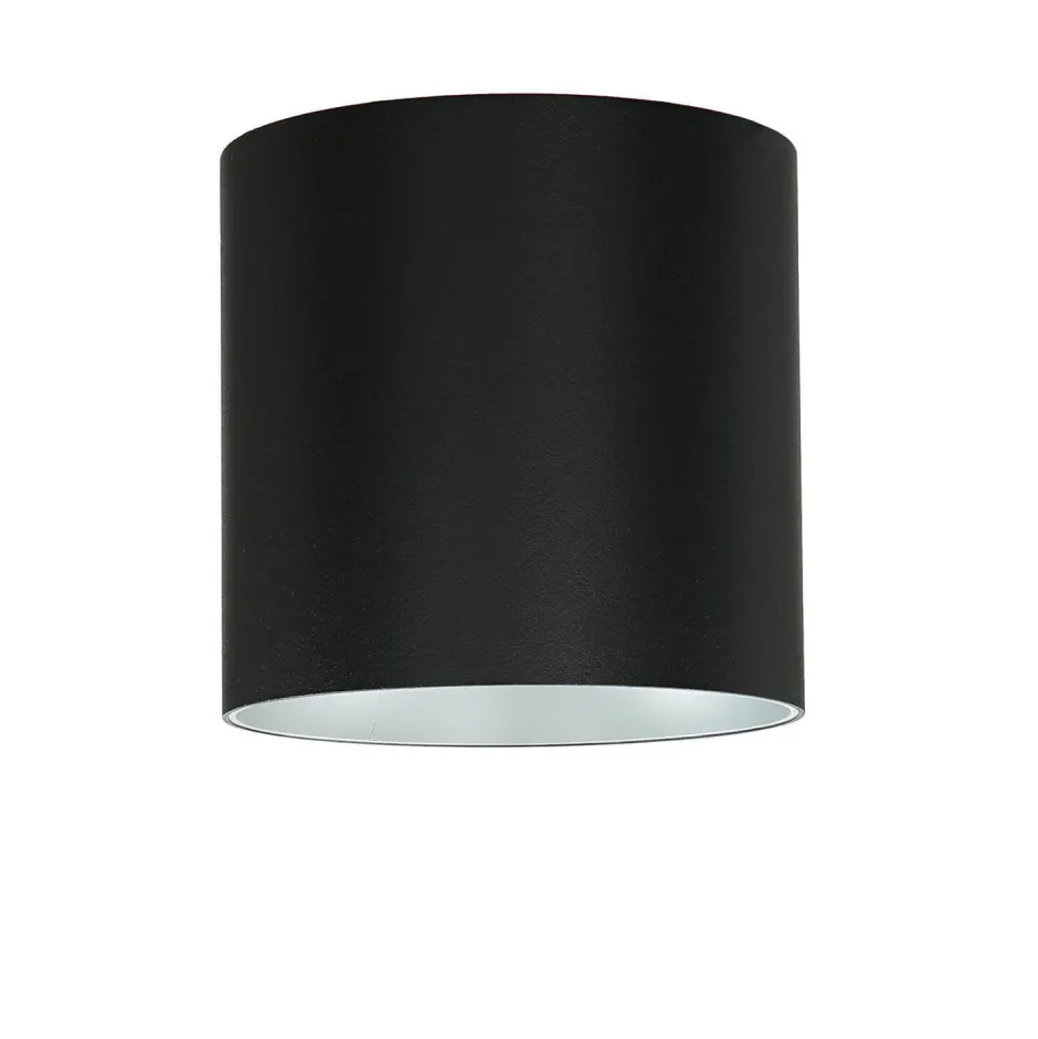 Moderne Lampen|Küchenlampen*Nowodvorski Runder Deckenstrahler in Schwarz Silber Ø12,7cm