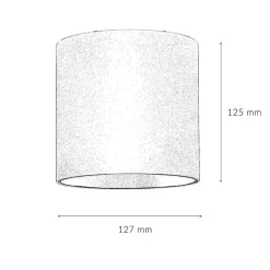 Moderne Lampen|Küchenlampen*Nowodvorski Runder Deckenstrahler in Schwarz Silber Ø12,7cm