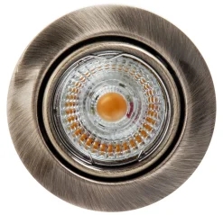 Spots*Spot Light Runder Einbauspot Metall mit LED 5W zielgerichtet