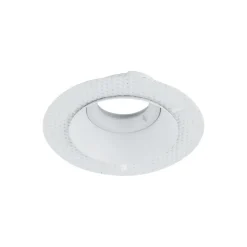 Metall Lampen|Moderne Außenleuchten*TK Lighting Runder Einbaustrahler Metall Glas Ø8,5 cm IP65 Weiß