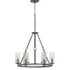 Elstead Runder Kronleuchter mit Schirm Regenglas verstellbar< Vintage Lampen|Designerlampen