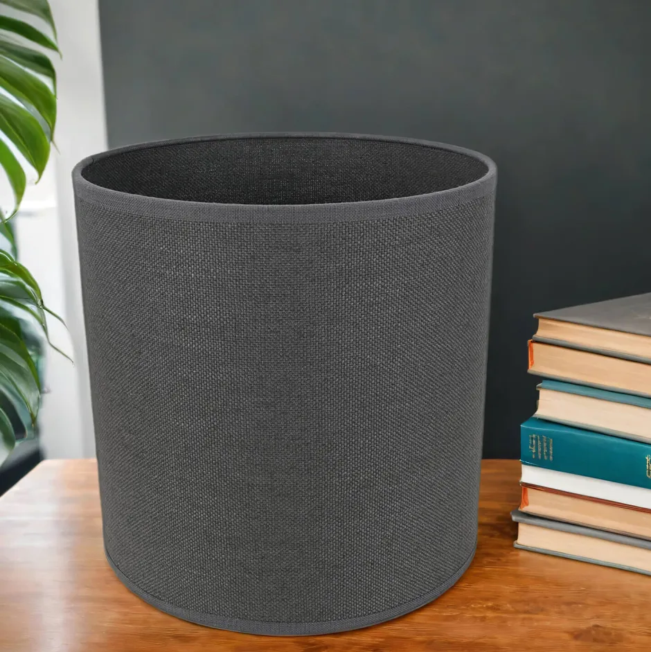 Nowodvorski Runder Stoffschirm für Stehlampen Zylinder Ø25,5cm< Lampenschirme