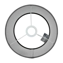 Nowodvorski Runder Stoffschirm für Stehlampen Zylinder Ø25,5cm< Lampenschirme