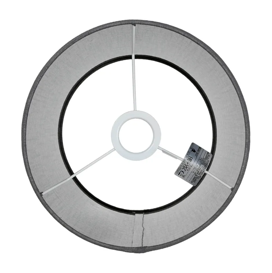 Nowodvorski Runder Stoffschirm für Stehlampen Zylinder Ø25,5cm< Lampenschirme