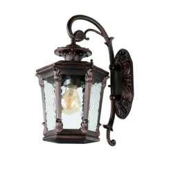 Außenwandleuchten|Rustikale Lampen*Nowodvorski Rustikale Außen Wandleuchte Bronze Antik 40cm AMUR