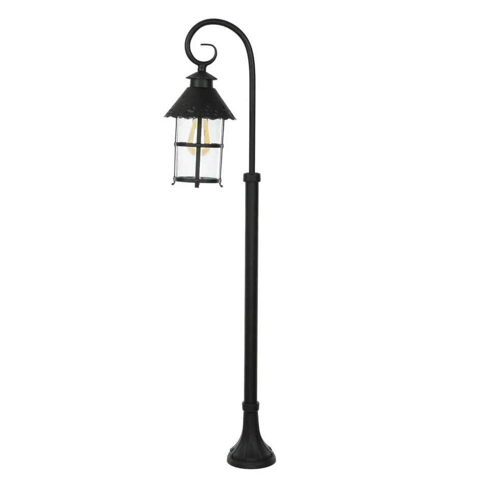 SU-MA Rustikale Außenlampe Schwarz 116cm regenfest E27< Metall Lampen|Rustikale Lampen