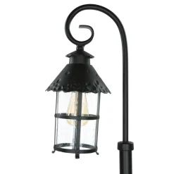 SU-MA Rustikale Außenlampe Schwarz 116cm regenfest E27< Metall Lampen|Rustikale Lampen