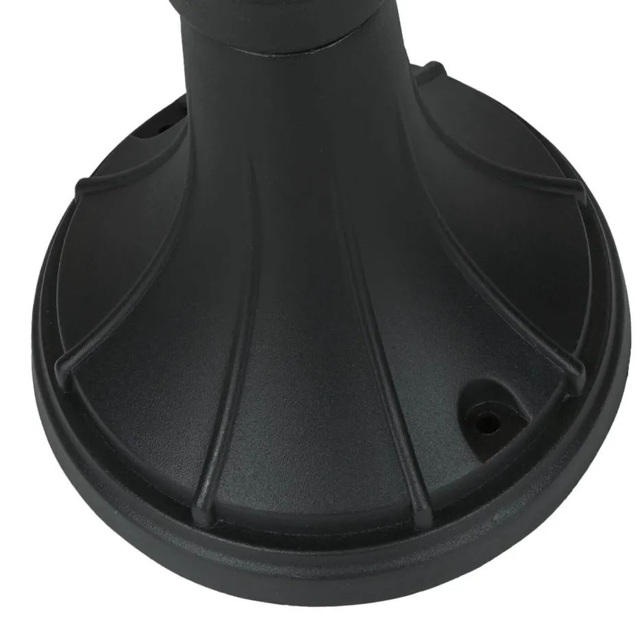 SU-MA Rustikale Außenlampe Schwarz 116cm regenfest E27< Metall Lampen|Rustikale Lampen