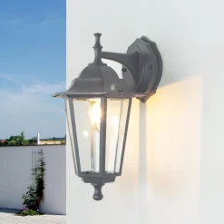 Easylight Rustikale Außenleuchte Anthrazit IP44 PARIS< Rustikale Lampen|Rustikale Außenleuchten