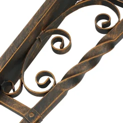 Easylight Rustikale Außenleuchte in Schwarz-Kupfer IP44 CASTLE< Rustikale Lampen|Rustikale Außenleuchten