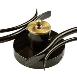 Easylight Rustikale Deckenleuchte Schwarz Weiß AURORA< Glaslampen|Rustikale Lampen