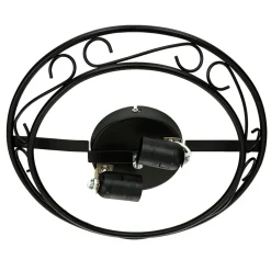 Easylight Rustikale Deckenleuchte Weiß Schwarz Alabaster Glas< Glaslampen|Retro Lampen