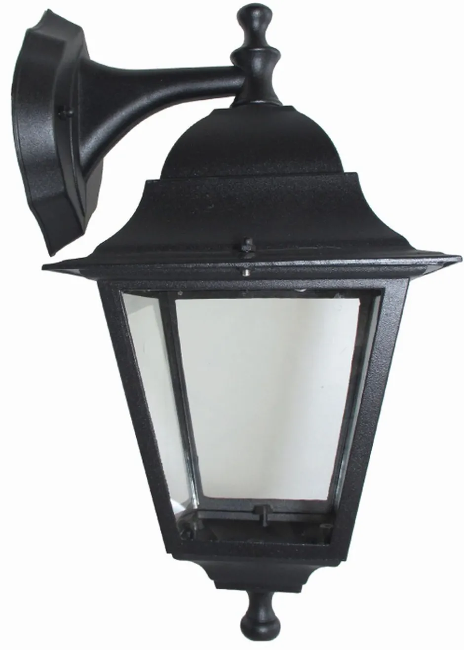 Lido Rustikale Gartenlaterne ERNINE Aluminium IP44 E27< Außenwandleuchten|Rustikale Lampen