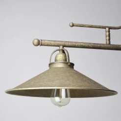 Metall Lampen|Messinglampen*Giovanni Battista Rustikale Hängeleuchte Country Bronze Antik