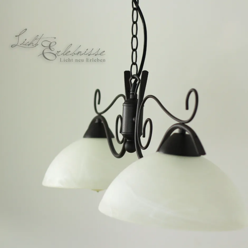 Trio Reality Rustikale Hängeleuchte Country 2-flmg< Hängelampen|Esszimmer Lampen