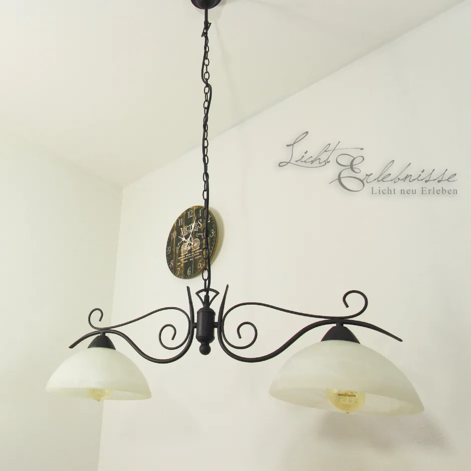 Trio Reality Rustikale Hängeleuchte Country 2-flmg< Hängelampen|Esszimmer Lampen