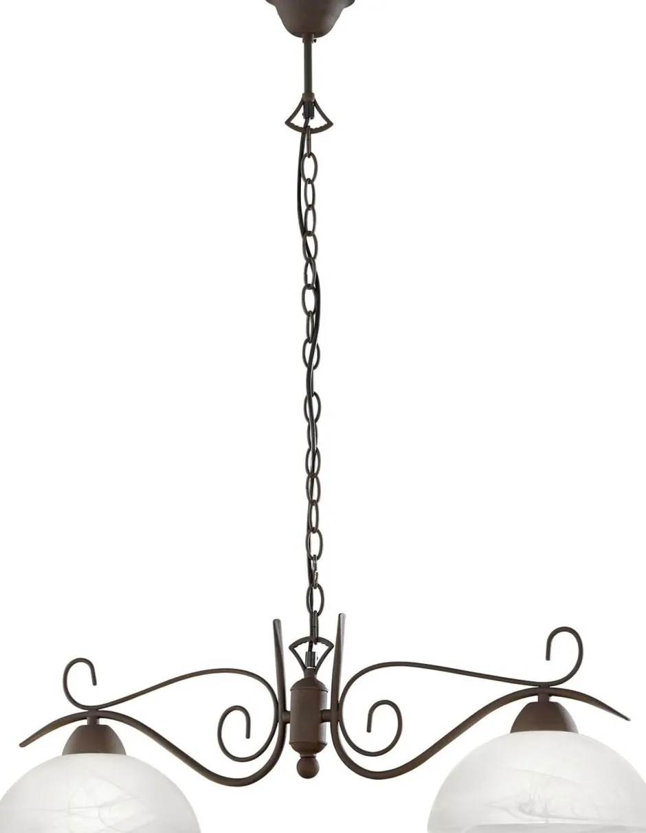 Trio Reality Rustikale Hängeleuchte Country 2-flmg< Hängelampen|Esszimmer Lampen