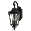 Elstead Rustikale Laterne Schwarz Aluminium IP44 CHARLES< Außenleuchten Antik|Außenwandleuchten