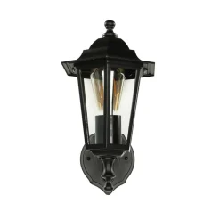 Rustikale Lampen|Rustikale Außenleuchten*Easylight Rustikale Laternen Außenwandleuchte PARIS Schwarz