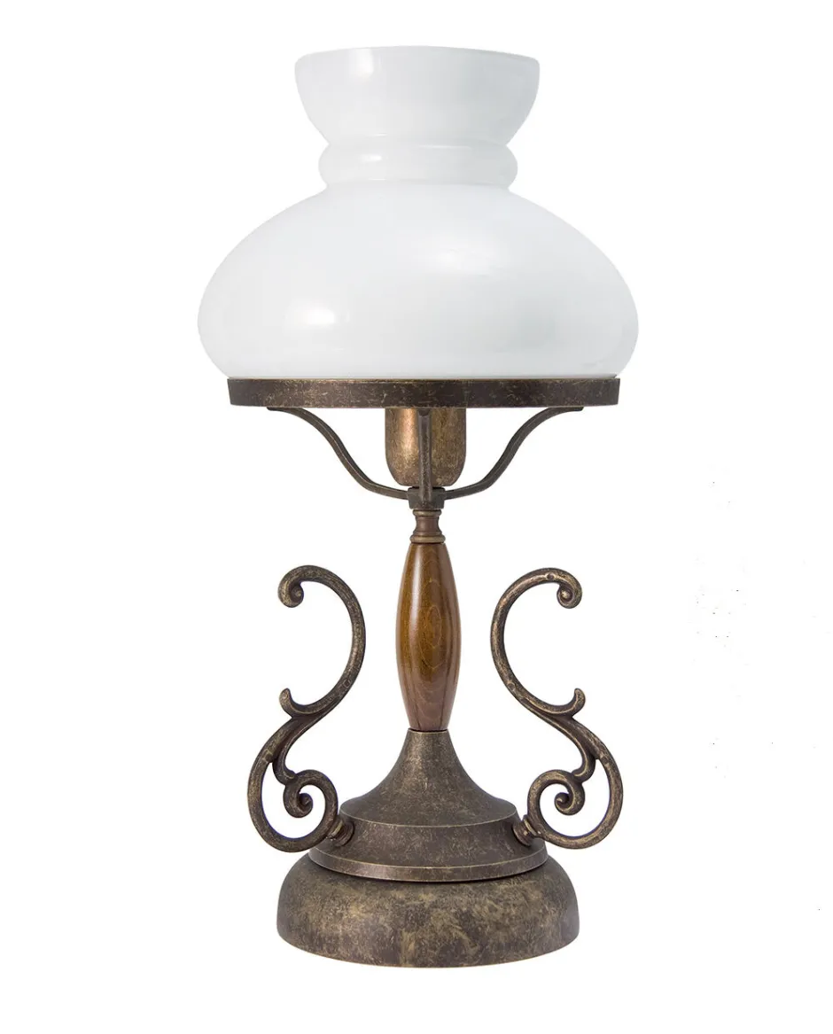 Giovanni Battista Rustikale Petro Tischleuchte Tischlampe Weiß< Tischlampen|Lampen Aus Aller Welt