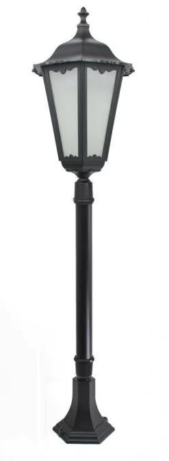 Außenleuchten Antik|Gartenlaternen*SU-MA Rustikale Stehleuchte außen 120cm blendarm IP43