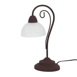 Glaslampen|Rustikale Lampen*Trio Reality Rustikale Tischleuchte Country rostfarbig