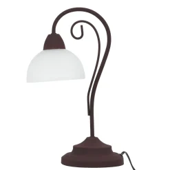 Glaslampen|Rustikale Lampen*Trio Reality Rustikale Tischleuchte Country rostfarbig