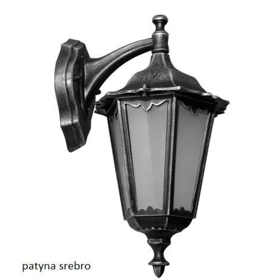 SU-MA Rustikale Wandlampe außen IP43 Aluminium Glas< Metall Lampen|Rustikale Lampen